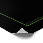 波の色 ポスター (角)