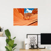 波の色 ポスター (ホームオフィス)