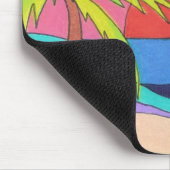 波の色 マウスパッド (コーナー)