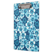 波の花のハイビスカスパターン クリップボード (左)