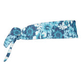 波の花のハイビスカスパターン タイヘッドバンド (回転270)