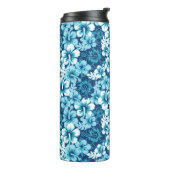 波の花のハイビスカスパターン タンブラー (回転左)