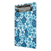 波の花のハイビスカスパターン ミニクリップボード (アングル2)