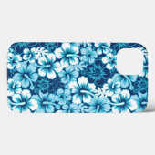 波の花のハイビスカスパターン Case-Mate iPhoneケース (裏面 (横))