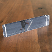 波の行為 デスクネームプレート (側面)