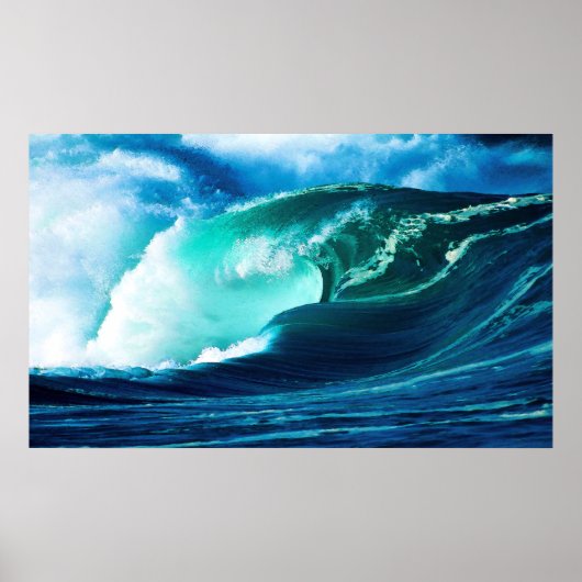 波の衝突 ポスター (正面)