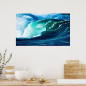 波の衝突 ポスター (キッチン)