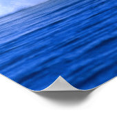 波の衝突 ポスター (角)