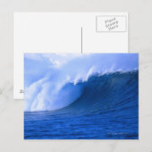 波の衝突 ポストカード (正面/裏面)