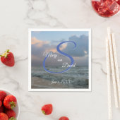 波の音を聞結婚く スタンダードカクテルナプキン (インサイチュ)