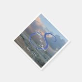 波の音を聞結婚く スタンダードカクテルナプキン (角)