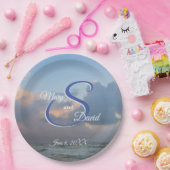 波の音を聞結婚く ペーパープレート (パーティー)