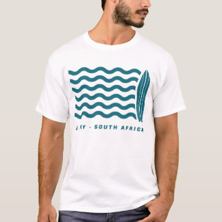 波のJeffreys湾南アフリカ共和国 Tシャツ
