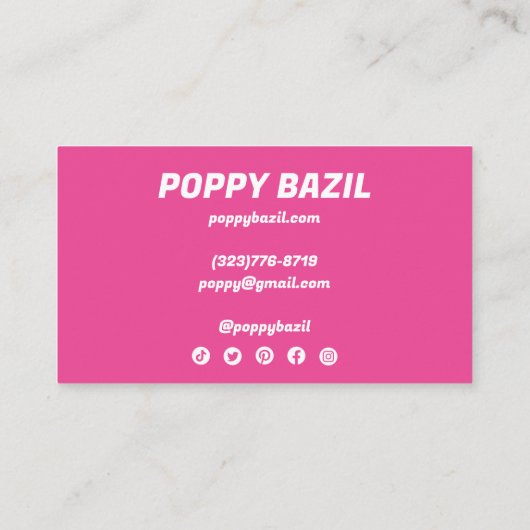 波はっきりした虹の順序ありがとう割引ソーシャル 名刺 (裏面)