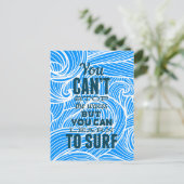 波はストップ無いが波は学乗る ポストカード (スタンド正面)