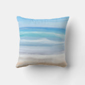 波よくはしゃぐが晴れた日のビーチ クッション (裏面)