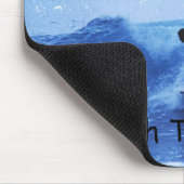 波をつかまえて下さい! マウスパッド (コーナー)