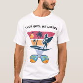 波をキャッチして、気もちをスッキリと Tシャツ (正面)