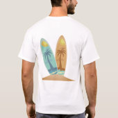 波をキャッチして、気もちをスッキリと Tシャツ (裏面)