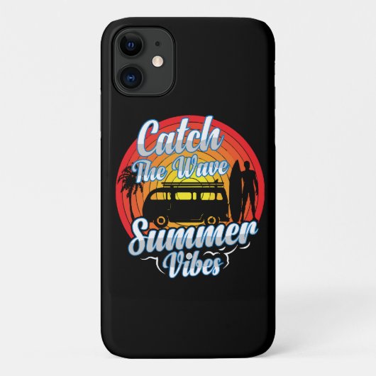 波をキャッチ サマーバイブ Case-Mate iPhoneケース (裏面)