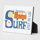 波をキャッチ ポスター フォトプラーク (側面)