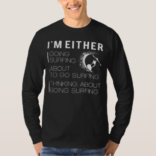 波をキャッチ、笑いをキャッチおもしろい:サーフィンTシャツ Tシャツ