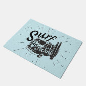 波をサーフして下さい ドアマット (アングル)