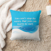 波をストップことができませんサーフするために学ぶことができます クッション (ブランケット)