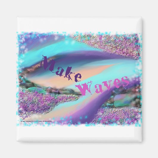 波を作る マグネット (正面)