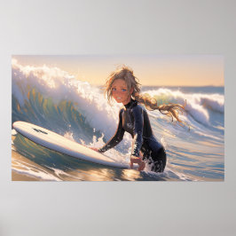 波を受けに行く ポスター