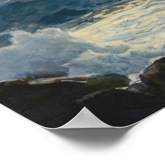 波を打つ ポスター (角)