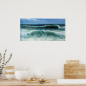 波を打つ ポスター (キッチン)