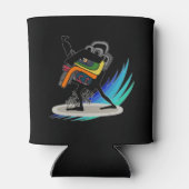 波を捕まえろフエ！ストーンサーファーが飛ぶ 缶クーラー (裏面)