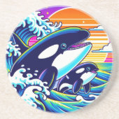 波を滑る コースター (正面)