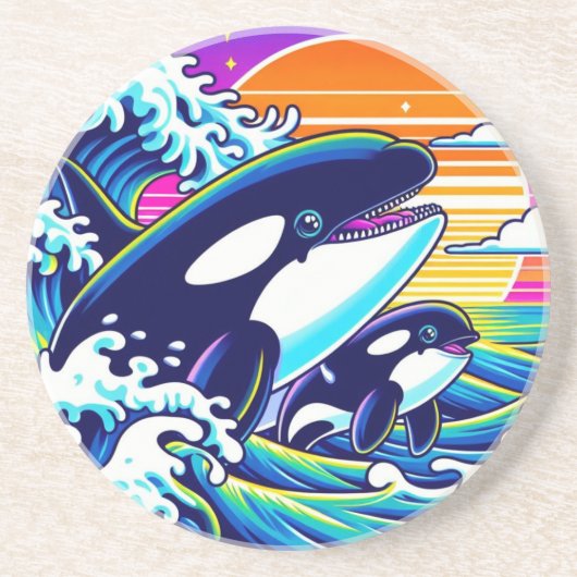 波を滑る コースター (正面)