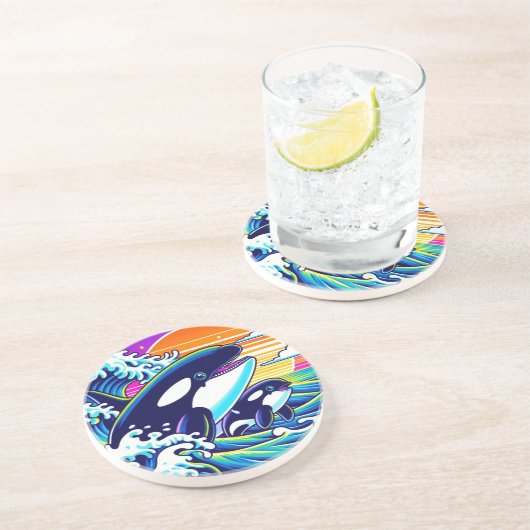 波を滑る コースター (側面)