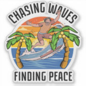 波を追って平和を シール (正面)