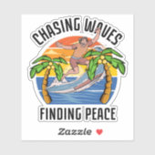 波を追って平和を シール (シート)