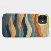 波エレガントiPhoneケース Case-Mate iPhoneケース (裏面(横))