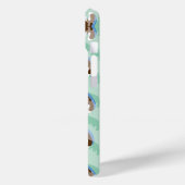 波カッコいい熱帯夏サンブラウンストライプビーチ Case-Mate iPhoneケース (裏面 / 左)