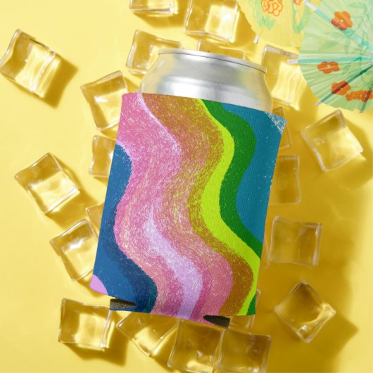 波カラフルクール 缶クーラー (インサイチュ 夏)