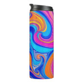 波カラフルサイケデリック タンブラー (回転右)