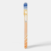 波カラフルストライプの Case-Mate iPhoneケース (裏面 / 左)