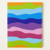 波カラフル名 プランナー手帳 (裏面)