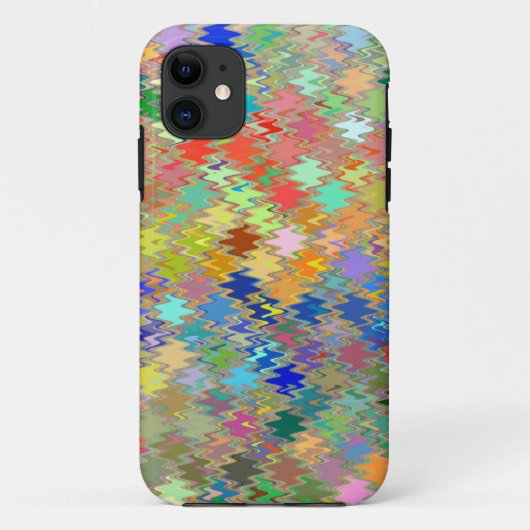 波カラフル型 Case-Mate iPhoneケース (裏面)