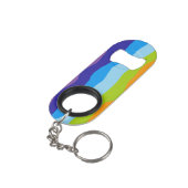 波カラフル数 キーホルダー栓抜き (裏面アングル)