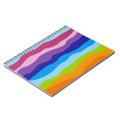 波カラフル数 ノートブック (左側)