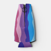 波カラフル数 ボトルクーラー (裏面)