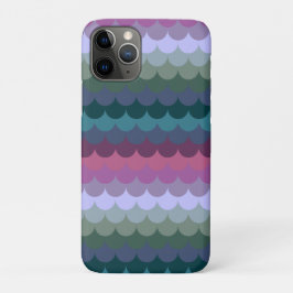 波カラフル数 iPhone 11 PROケース