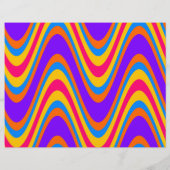 波カラフル模様 チラシ (裏面)